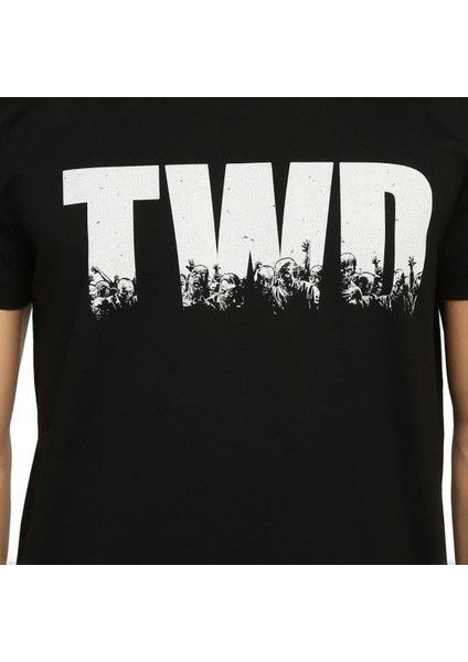 The Walking Dead Siyah Erkek T-Shirt fiyatları