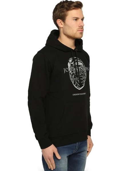 Joy Division Siyah Kapüşonlu Erkek Sweatshirt Hoodie modelleri