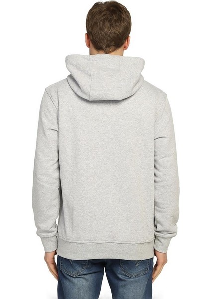 Joy Division Gri Kapüşonlu Erkek Sweatshirt Hoodie