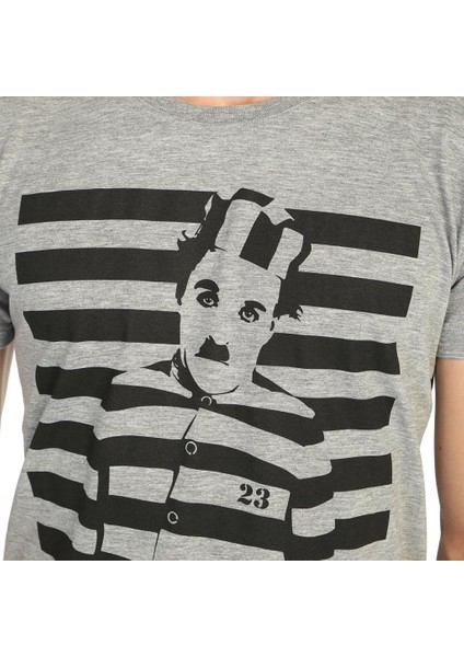 Charlie Chaplin Gri Erkek T-Shirt fiyatları
