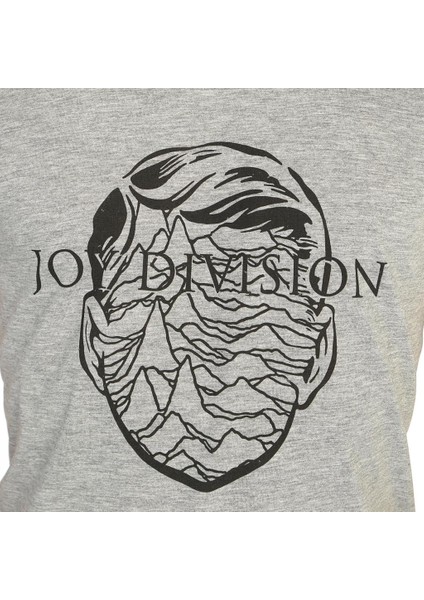 Joy Division Gri Erkek T-Shirt
