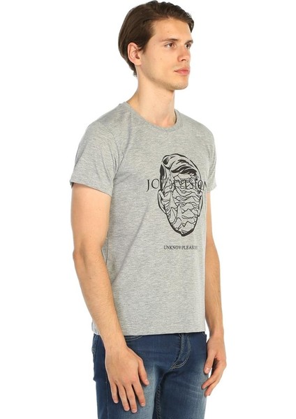 Joy Division Gri Erkek T-Shirt