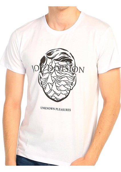 Joy Division Beyaz Erkek T-Shirt