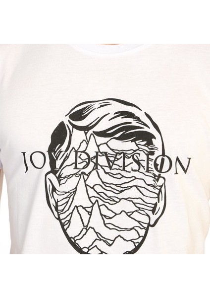 Joy Division Beyaz Erkek T-Shirt