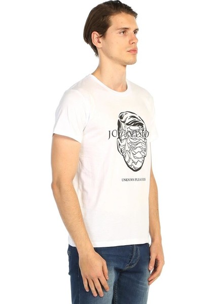 Joy Division Beyaz Erkek T-Shirt