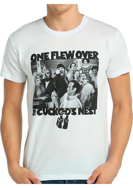 Guguk Kuşu Film Beyaz Erkek T-Shirt