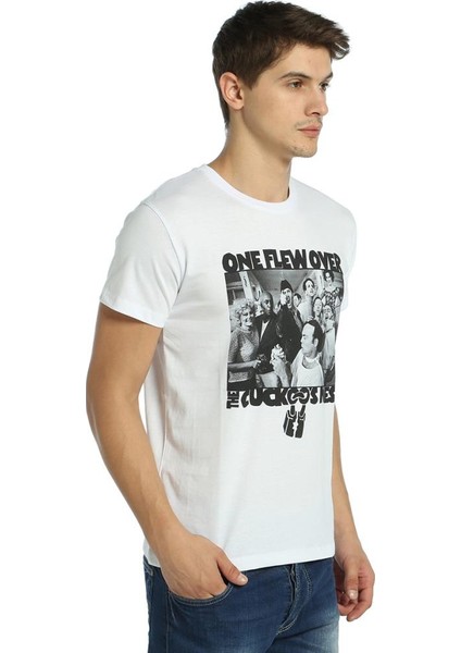 Guguk Kuşu Film Beyaz Erkek T-Shirt fırsatları