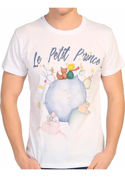 Küçük Prens Beyaz Erkek T-Shirt
