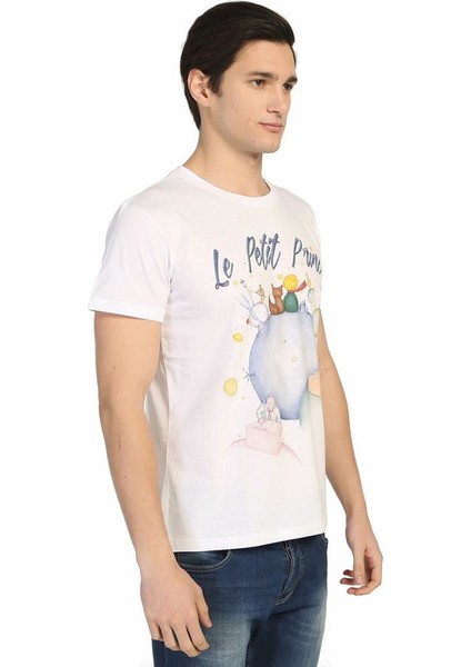 Küçük Prens Beyaz Erkek T-Shirt fırsatları