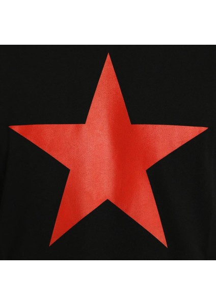 Kızılyıldız Siyah Erkek T-Shirt