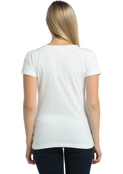 Flcl Fuli Culi Beyaz Kadın T-Shirt fırsatları