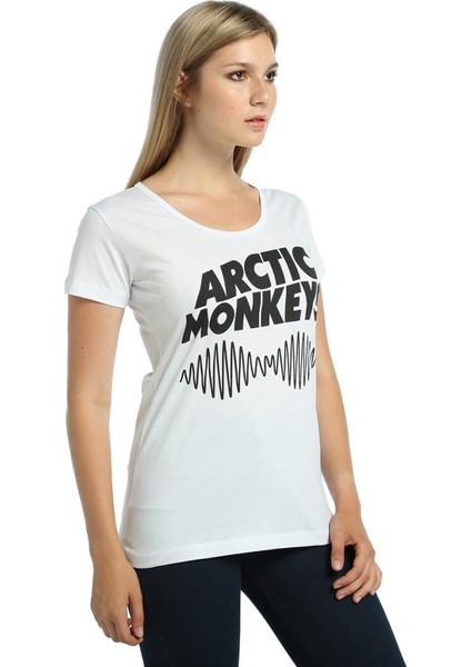 Arctic Monkeys Beyaz Kadın T-Shirt