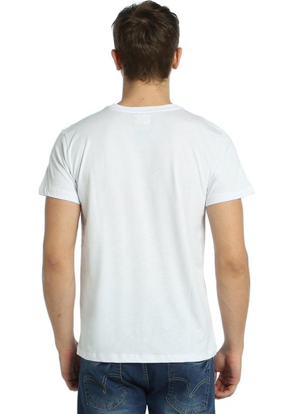 Charlie Chaplin Beyaz Erkek T-Shirt