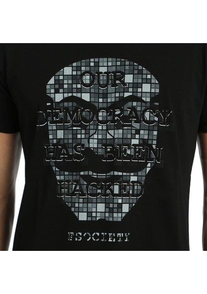 Mr. Robot Fsociety Siyah Erkek T-Shirt fiyatları