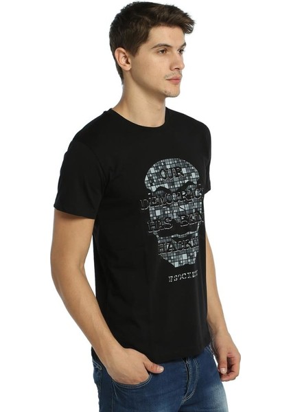 Mr. Robot Fsociety Siyah Erkek T-Shirt modelleri