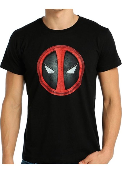 Deadpool Siyah Erkek T-Shirt