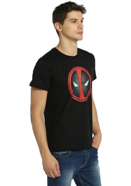 Deadpool Siyah Erkek T-Shirt