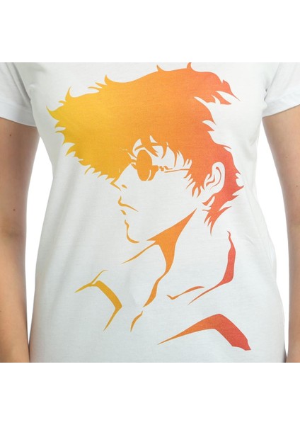 Cowboy Bebop Beyaz Kadın T-Shirt fiyatları