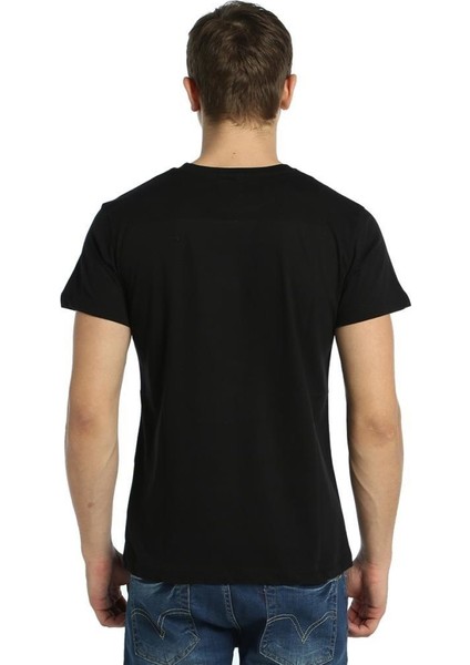 Avcının Sevdası Bukalemun Siyah Erkek T-Shirt