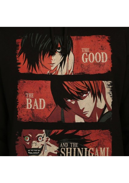 Death Note Siyah Kapüşonlu Erkek Sweatshirt Hoodie fiyatları