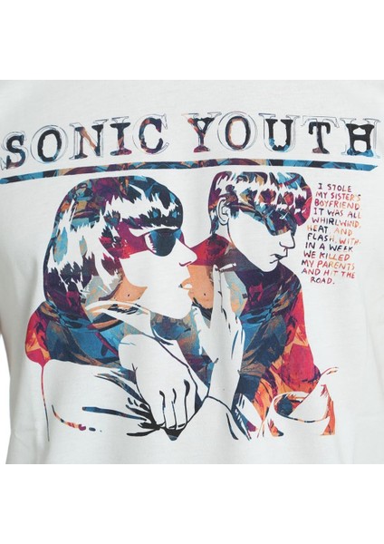 Sonic Youth Goo Beyaz Erkek T-Shirt fiyatları