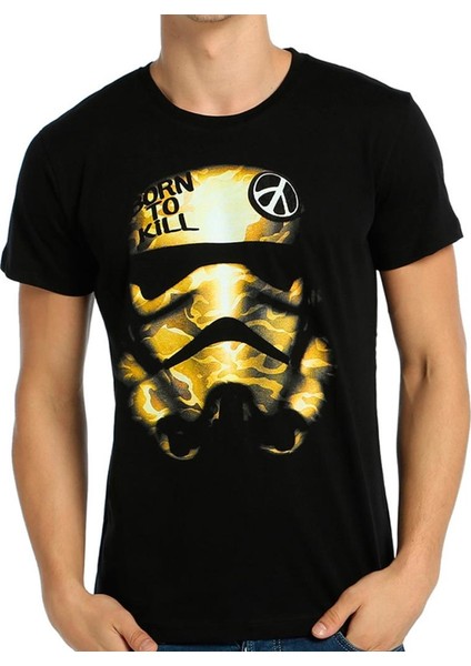 Star Wars Trooper Siyah Erkek T-Shirt