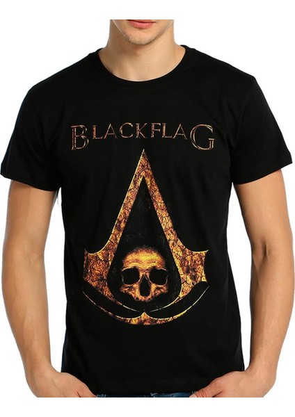 Assassin'S Creed Siyah Erkek T-Shirt