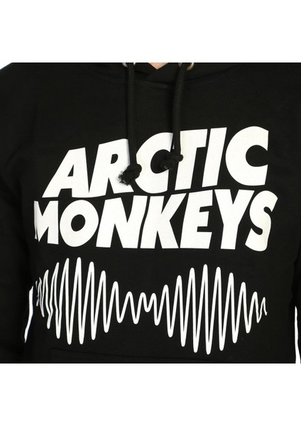 Arctic Monkeys Siyah Kapüşonlu Erkek Sweatshirt Hoodie fiyatları