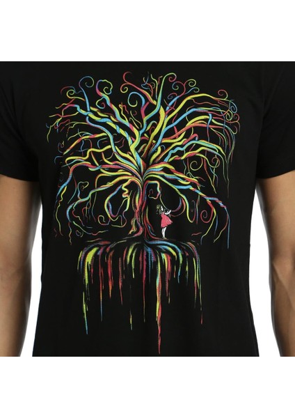 Wish Tree Siyah Erkek T-Shirt
