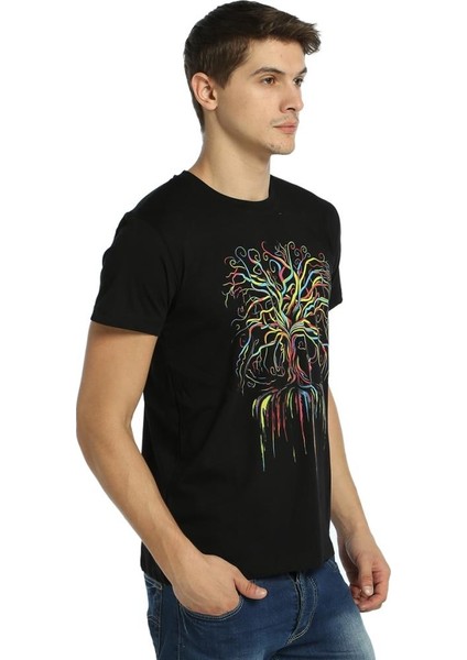Wish Tree Siyah Erkek T-Shirt