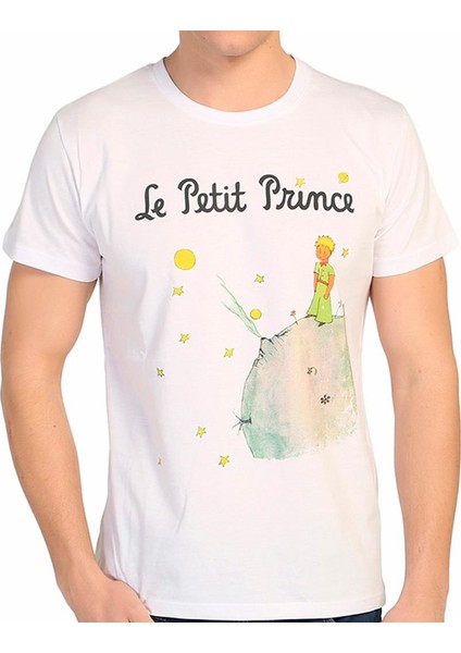 Küçük Prens Beyaz Erkek T-Shirt