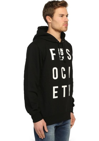 Mr. Robot Siyah Kapüşonlu Erkek Sweatshirt Hoodie modelleri