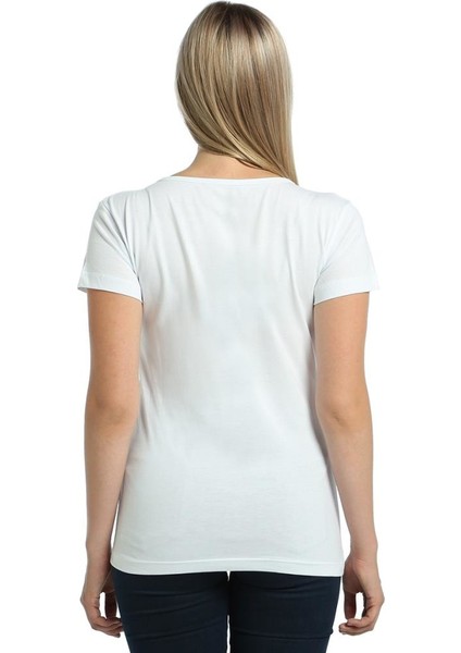 Motorsiklet Vespa Beyaz Kadın T-Shirt fırsatları