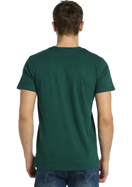 Piramit Yeşil Erkek T-Shirt