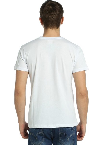 Elephant Fil Beyaz Erkek T-Shirt