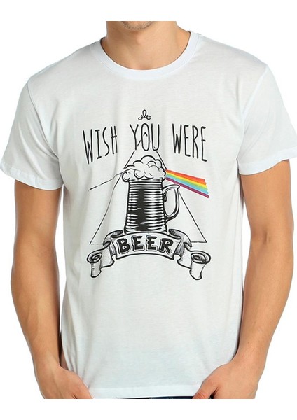 Pink Floyd Beyaz Erkek T-Shirt
