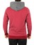 Kapşonlu Çizgili Sweatshirt Bordo 2815 2