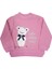 Kız Bebek Sweatshirt Hello Winter Time Ayıcık Nakışlı - 12 Ay - 80Cm Boy 1