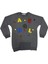 Kız Çocuk Sweatshirt Renkli Angel Nakışlı - 10 Yaş - 140Cm Boy 1
