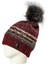 Kadın Aztek Bere Fo 2418 Bordo 1