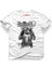 The Punisher Frank Castle Beyaz Erkek T-Shirt 1