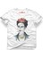 Frida Kahlo Unisex Kalıp Beyaz Erkek T-Shirt 1