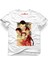 Stranger Things Eleven Dustin Demogorgon Beyaz Erkek T-Shirt 1
