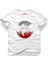Stranger Things Eleven Dustin Demogorgon Bike Beyaz Erkek T-Shirt 1