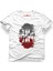 Stranger Things Looking For The Upside Down Beyaz Erkek T-Shirt 1