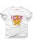 Stranger Things The Upside Down Star Beyaz Erkek T-Shirt 1