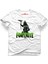 Fortnite Omega Green Beyaz Erkek T-Shirt 1