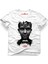 Stranger Things The Upside Down Beyaz Erkek T-Shirt 1