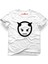 Lucifer Devil Beyaz Erkek T-Shirt 1
