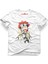 One Piece Monkey D. Luffy Manga Anime Beyaz Erkek T-Shirt 1